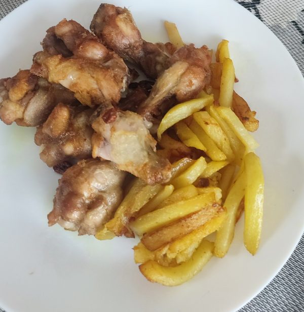 Куриные плечики во фритюре