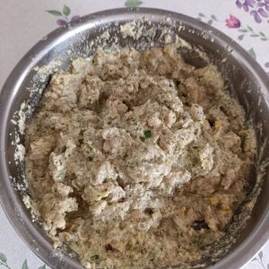 Баклажаны с ореховой заправкой (ацицели)
